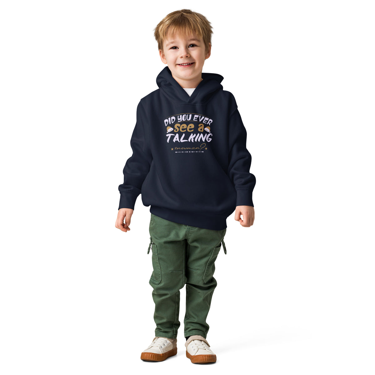Did You Ever See a Talking Snowman? Christmas Toddler Hoodie