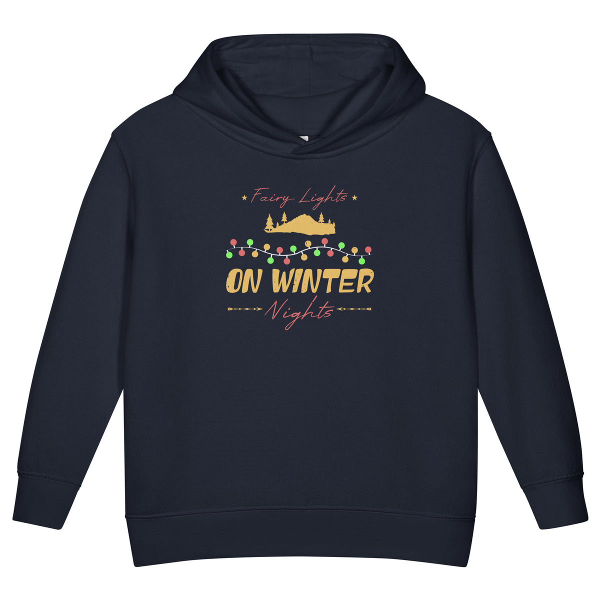 Fairy Lights on Winter Nights Christmas Toddler Hoodie