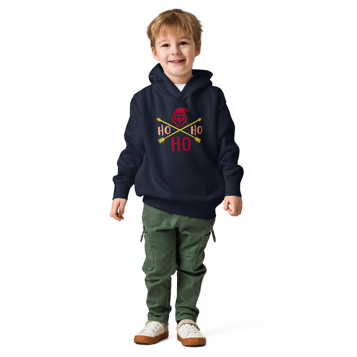 Ho Ho Ho Santa Christmas Toddler Hoodie