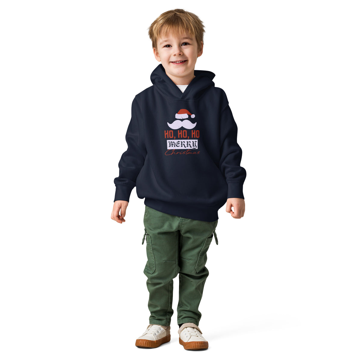 Ho Ho Ho Merry Christmas Toddler Hoodie