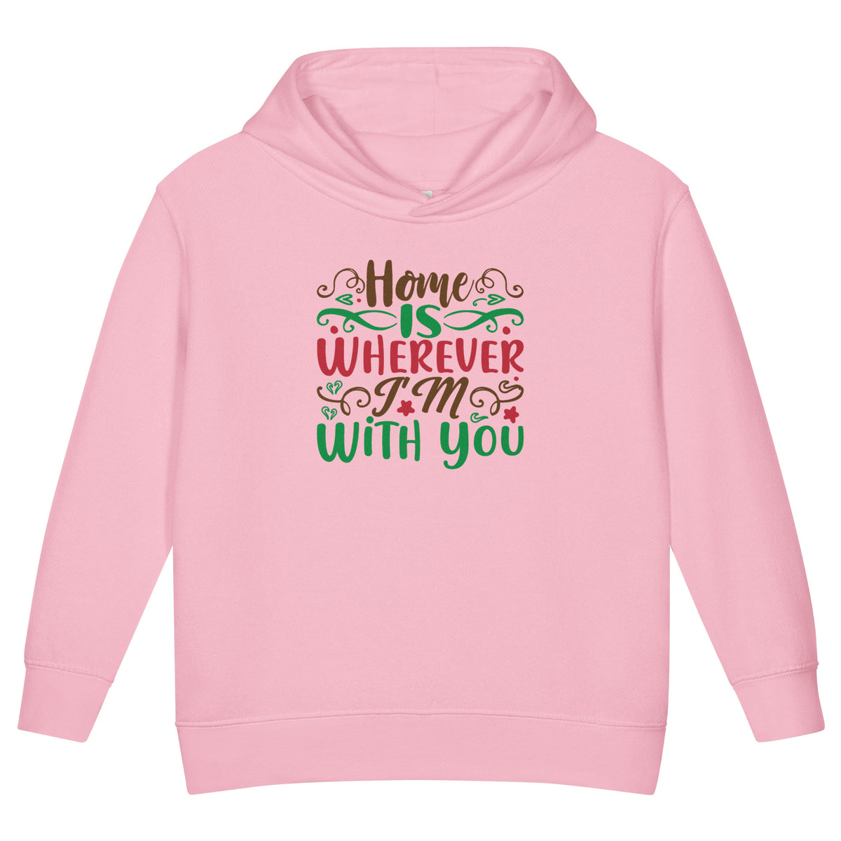 Home Is Wherever I'm with You Christmas Toddler Hoodie