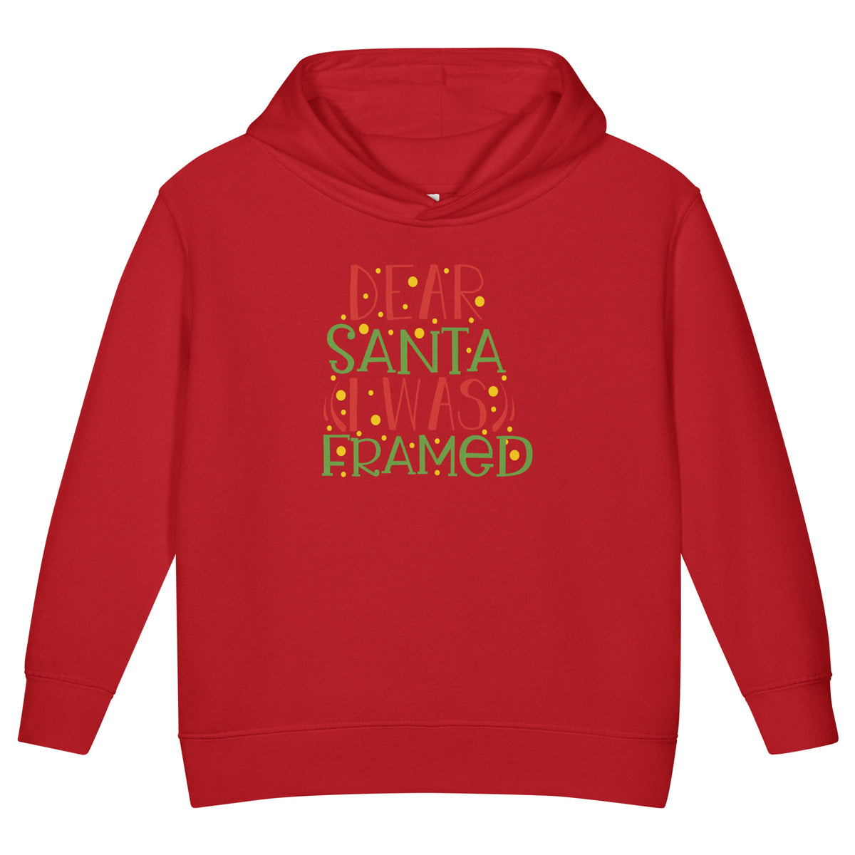 Dear Santa, I Was Framed Christmas Toddler Hoodie