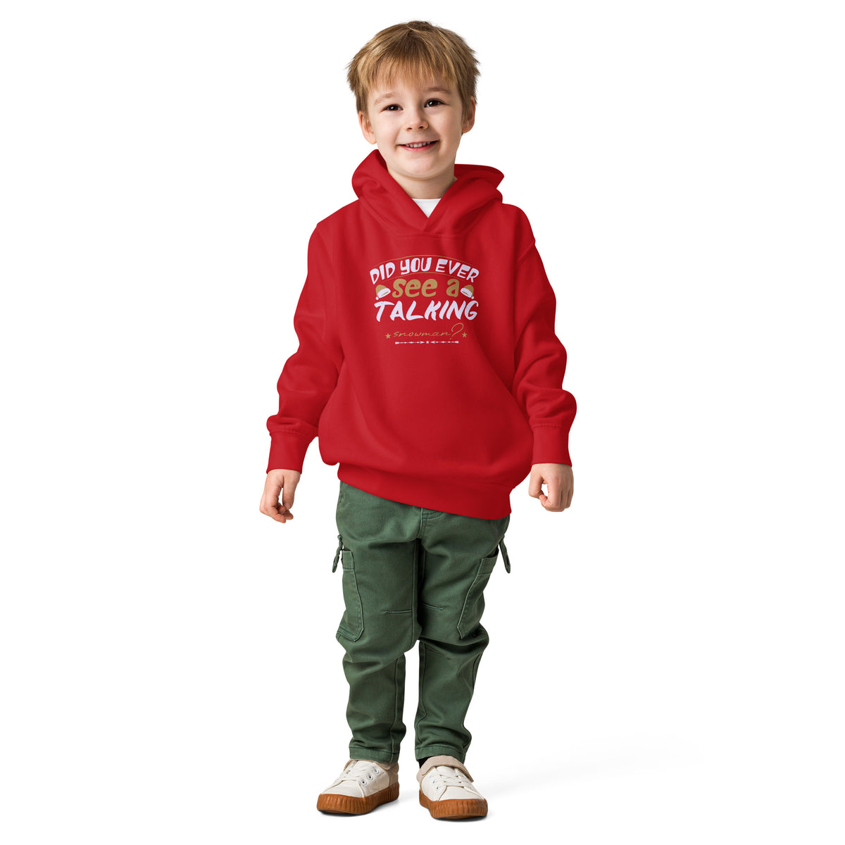Did You Ever See a Talking Snowman? Christmas Toddler Hoodie