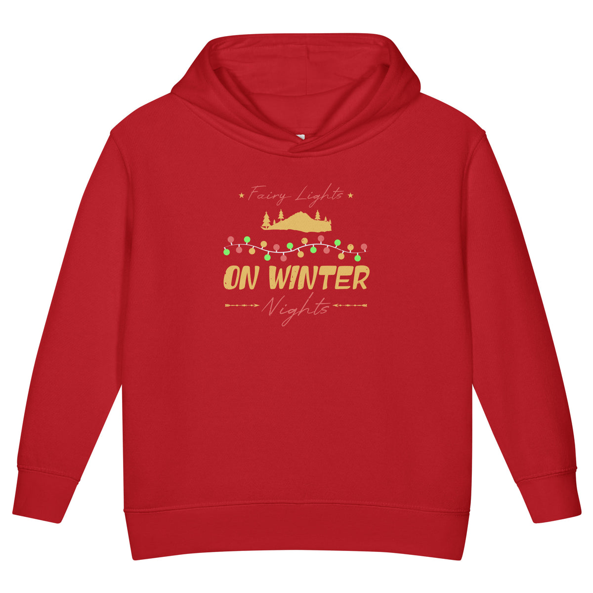 Fairy Lights on Winter Nights Christmas Toddler Hoodie