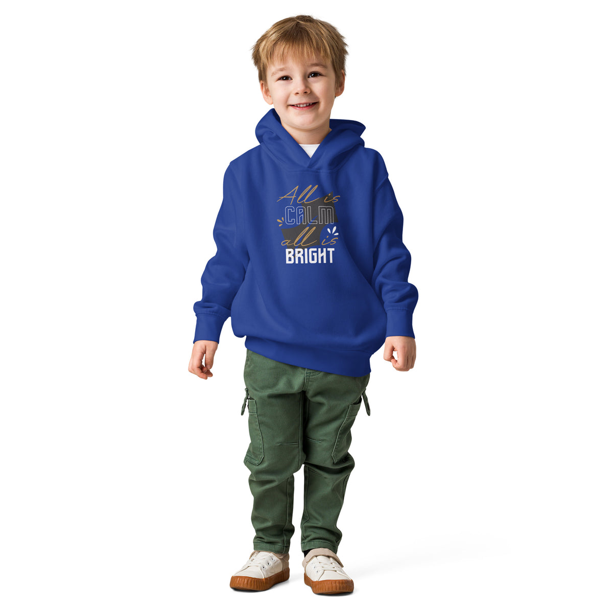 All Is Calm, All Is Bright Christmas Toddler Hoodie