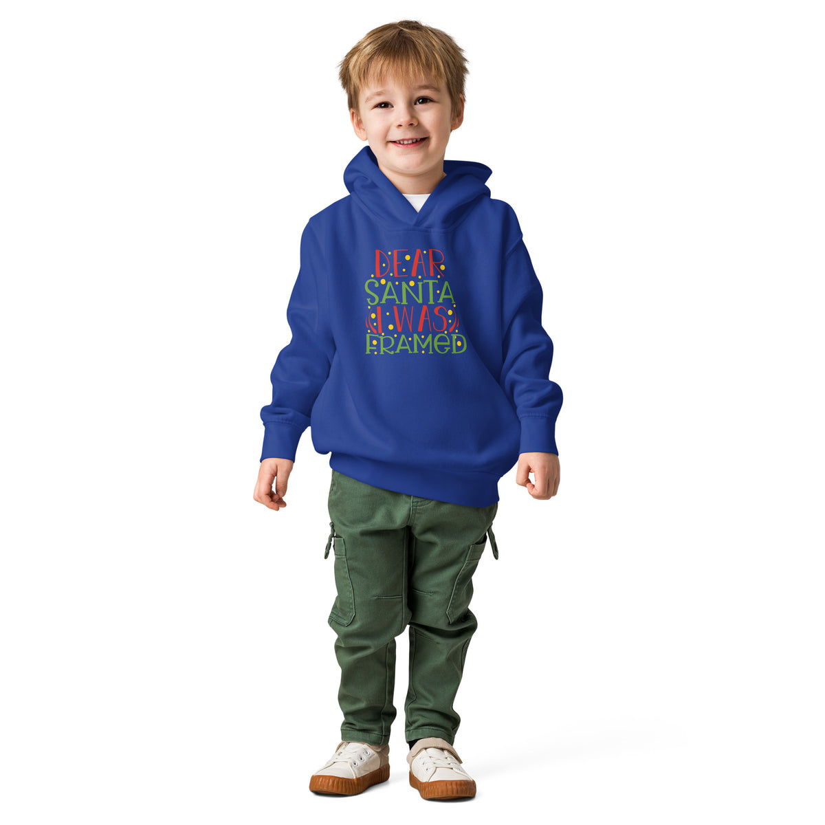 Dear Santa, I Was Framed Christmas Toddler Hoodie