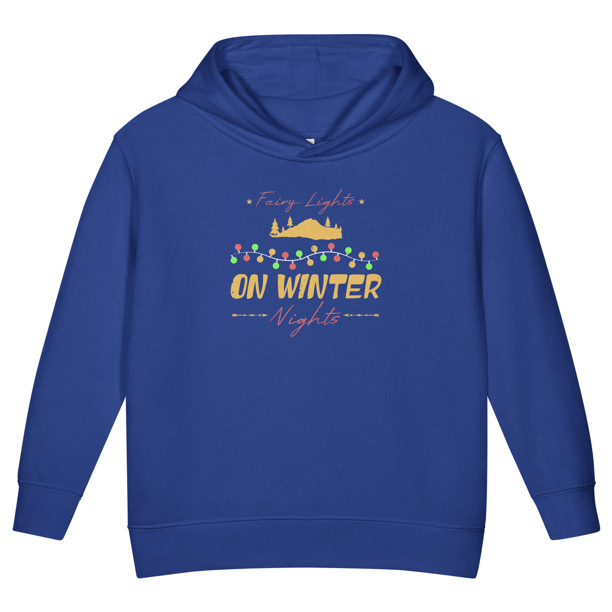 Fairy Lights on Winter Nights Christmas Toddler Hoodie