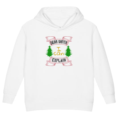 Dear Santa I Can Explain Christmas Toddler Hoodie