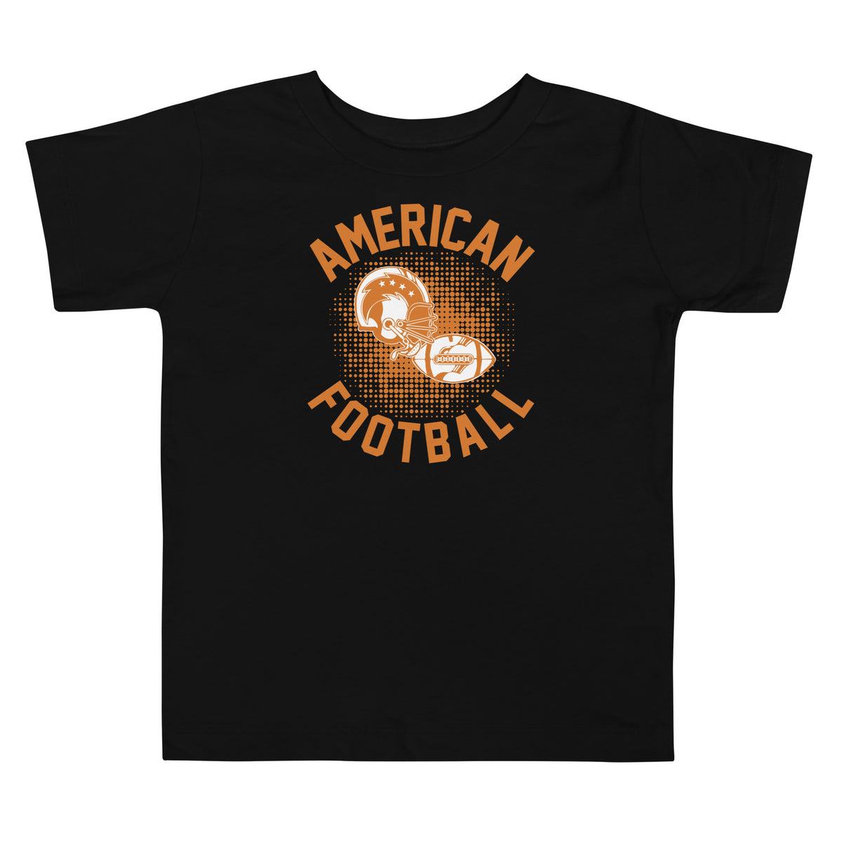 American Football Retro Helmet Toddler T-Shirt