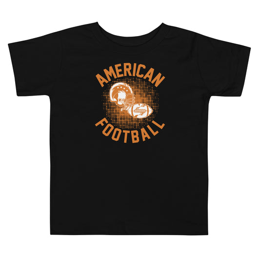 American Football Retro Helmet Toddler T-Shirt