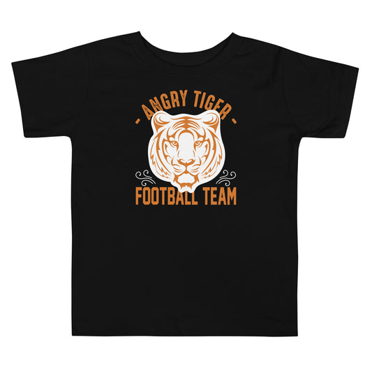 Angry Tiger Football Team Toddler T-Shirt