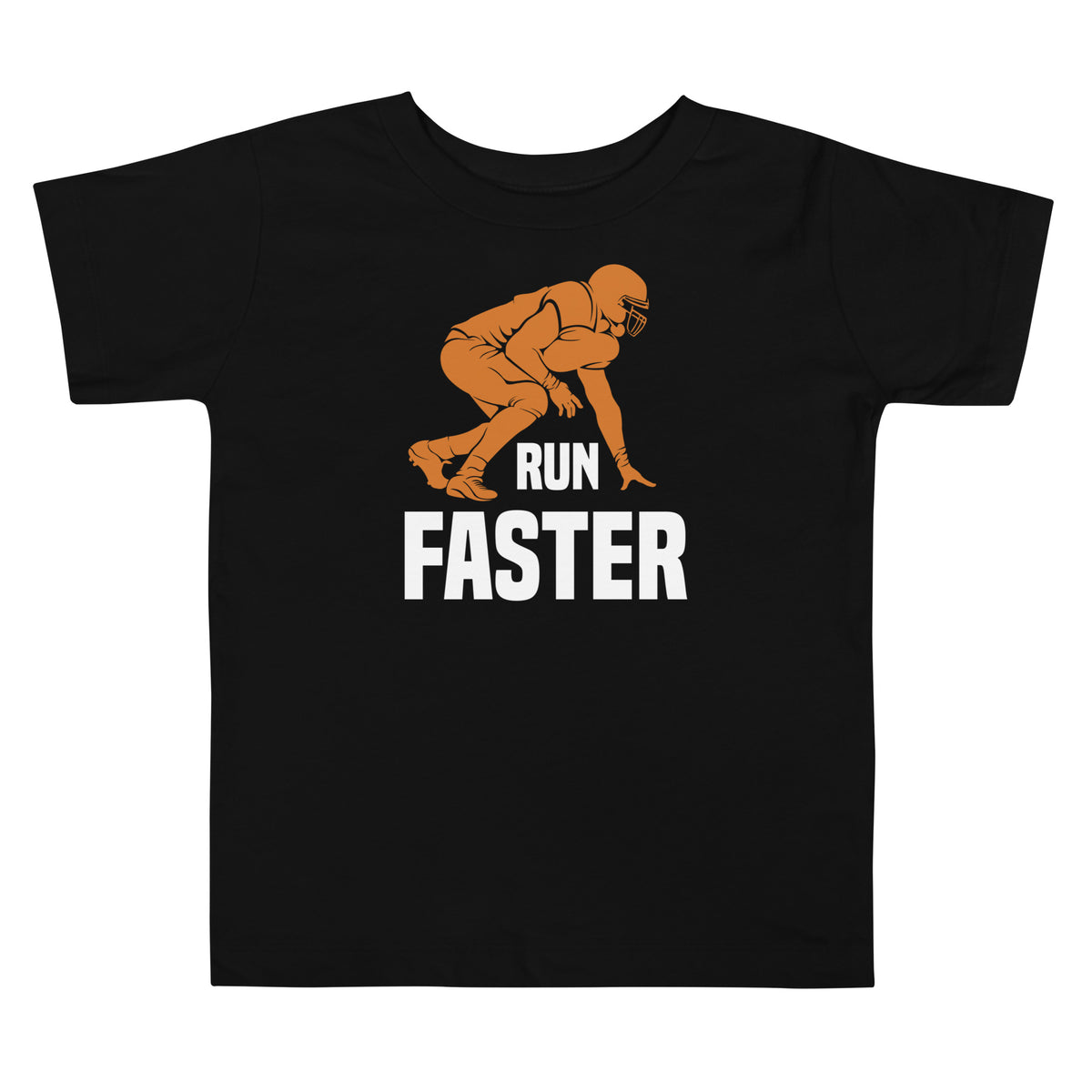 Run Faster Football Toddler T-Shirt