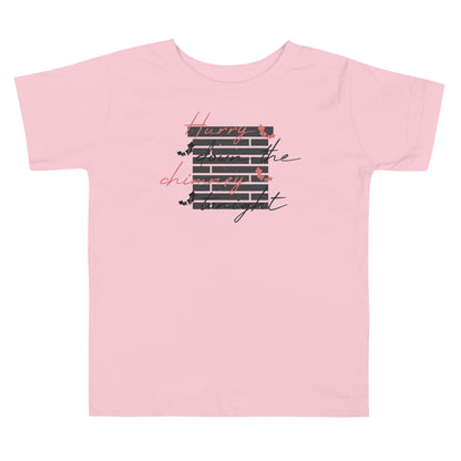 Hurry Down the Chimney Tonight Christmas Toddler T-Shirt