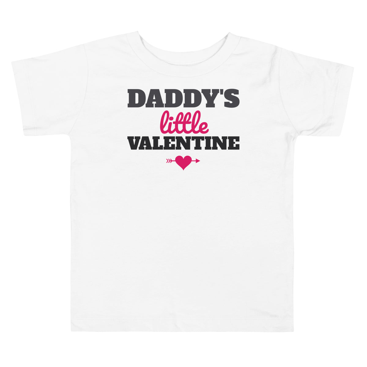 Daddy's Little Valentine Toddler T-Shirt