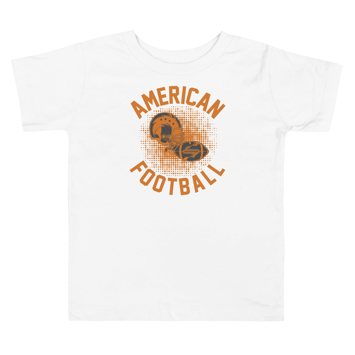 American Football Retro Helmet Toddler T-Shirt