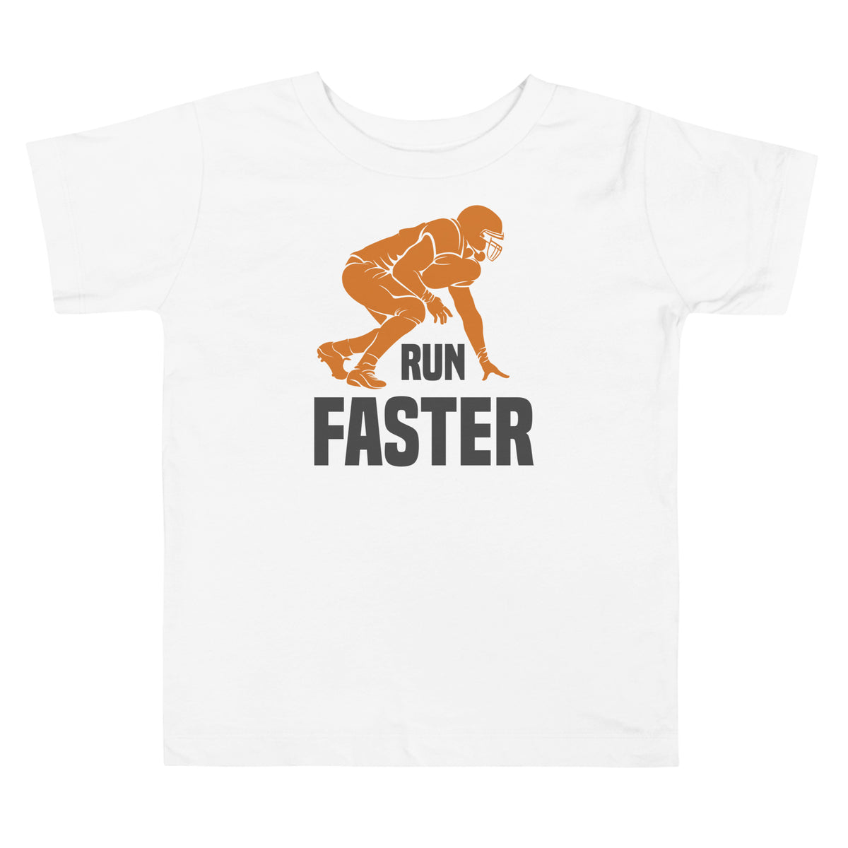 Run Faster Football Toddler T-Shirt