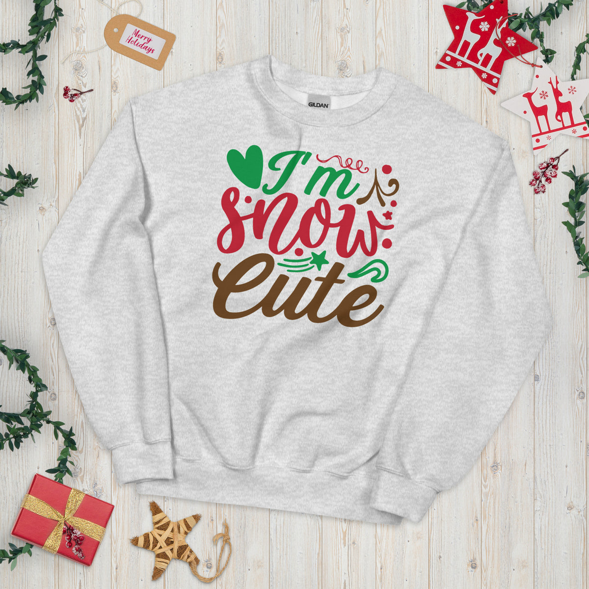 I Am Snow Cute Christmas Unisex Sweatshirt