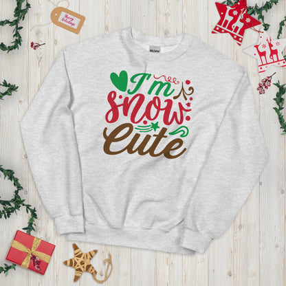 I Am Snow Cute Christmas Unisex Sweatshirt