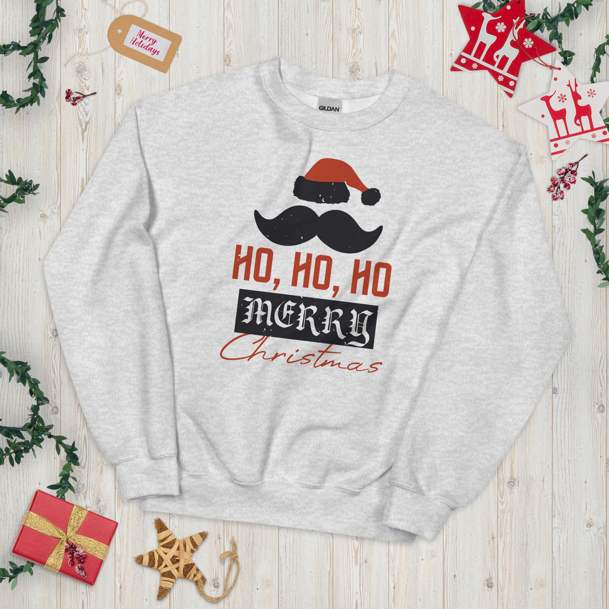 Ho Ho Ho Merry Christmas Unisex Sweatshirt