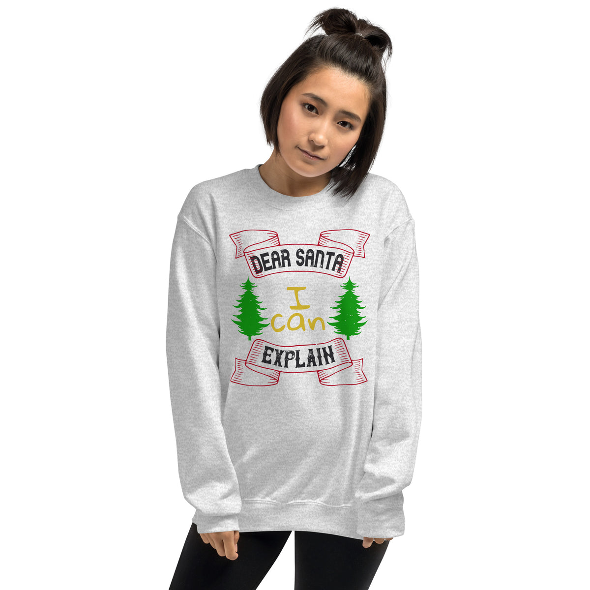 Dear Santa I Can Explain Christmas Unisex Sweatshirt