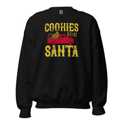 Cookies for Santa Christmas Unisex Sweatshirt