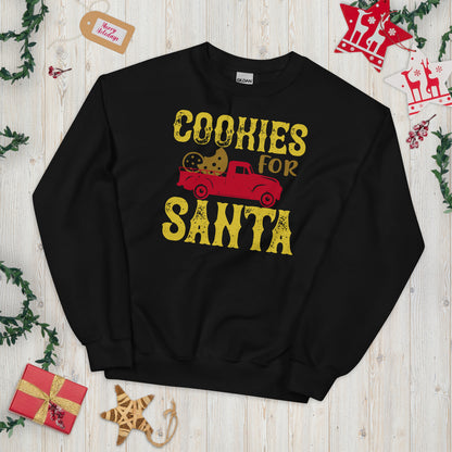 Cookies for Santa Christmas Unisex Sweatshirt