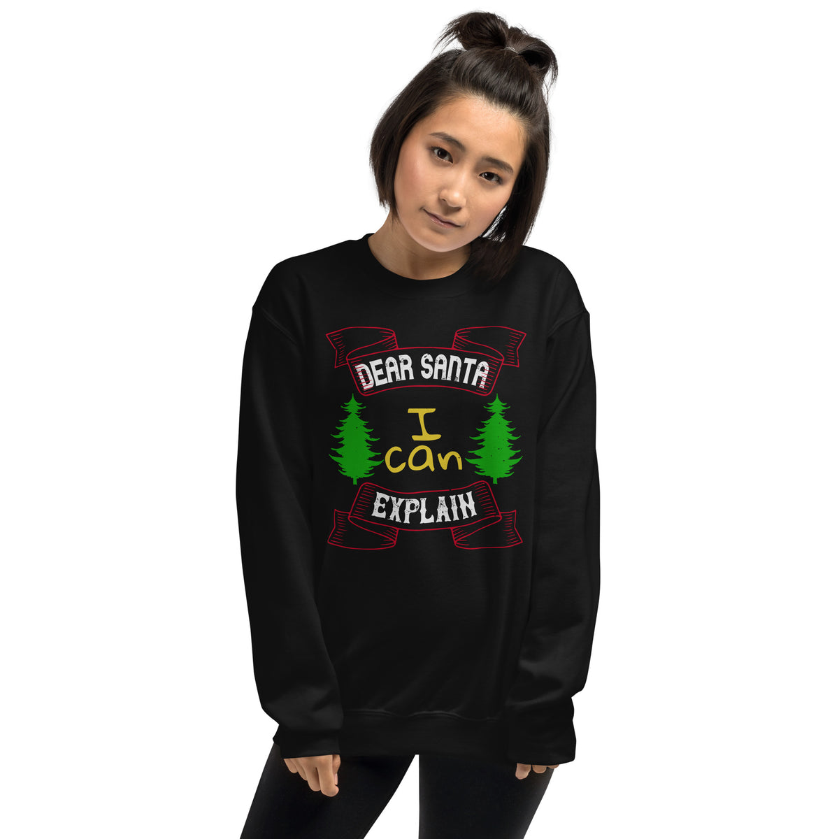 Dear Santa I Can Explain Christmas Unisex Sweatshirt