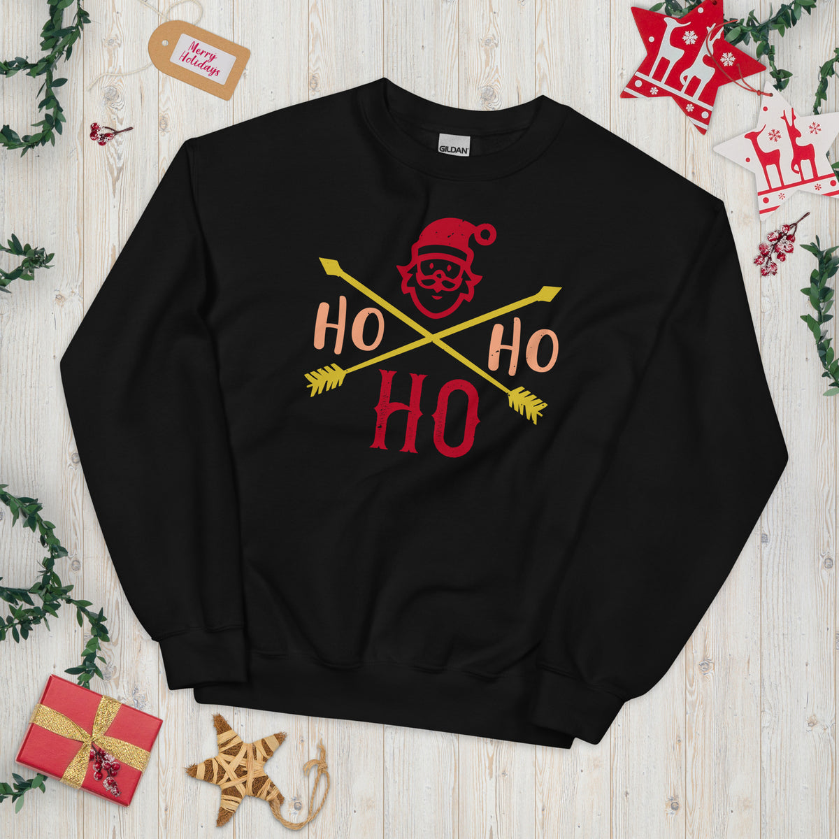 Ho Ho Ho Santa Christmas Unisex Sweatshirt