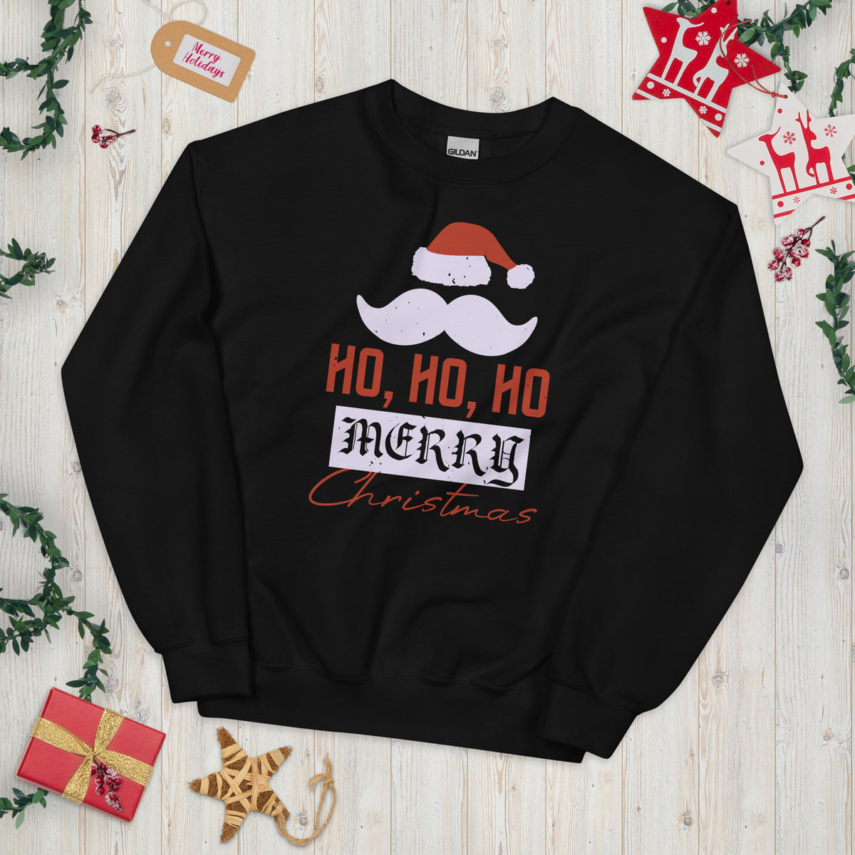 Ho Ho Ho Merry Christmas Unisex Sweatshirt