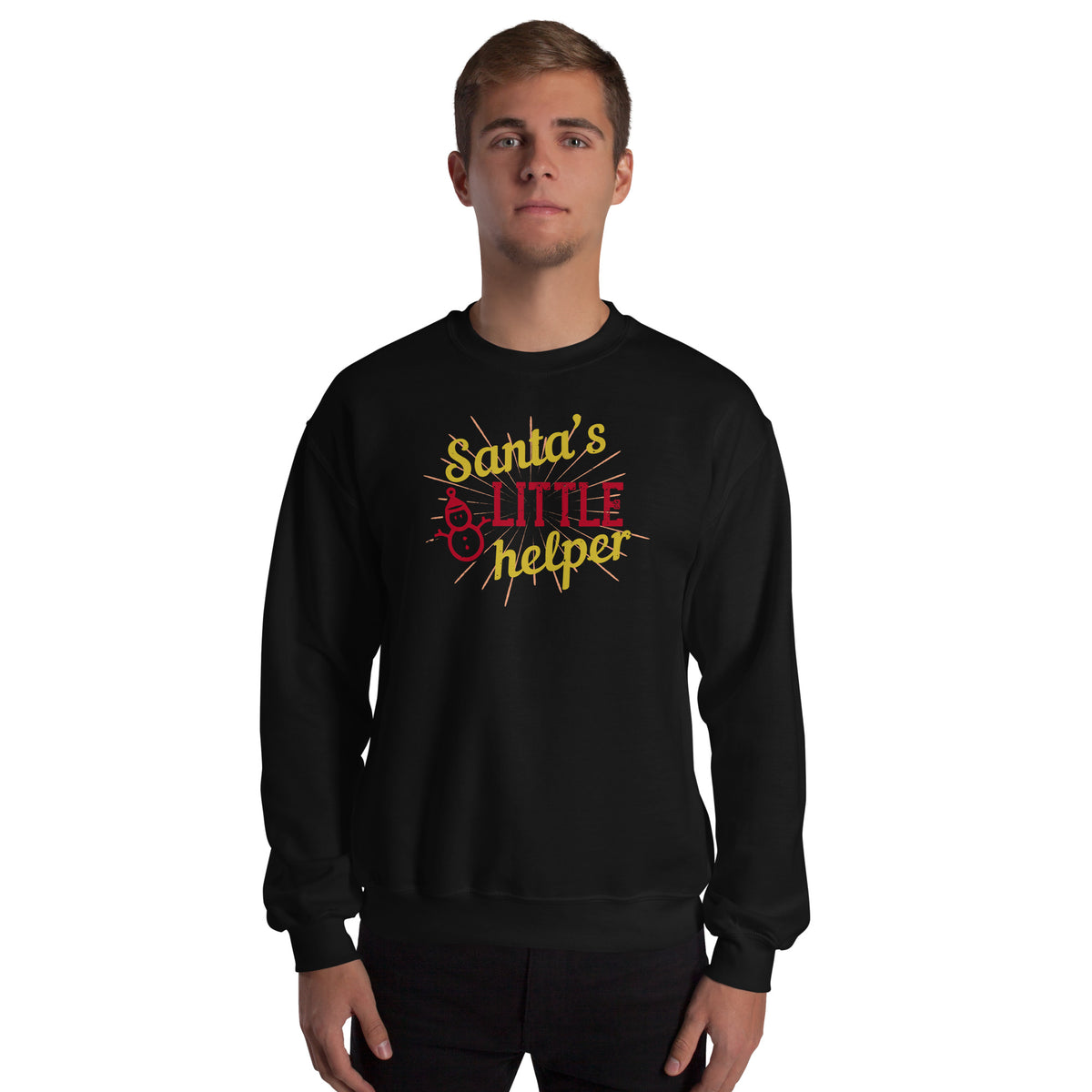 Santa's Little Helper Christmas Unisex Sweatshirt