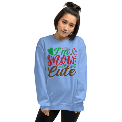 I Am Snow Cute Christmas Unisex Sweatshirt