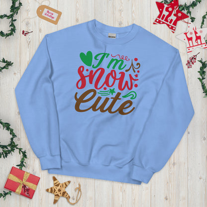 I Am Snow Cute Christmas Unisex Sweatshirt