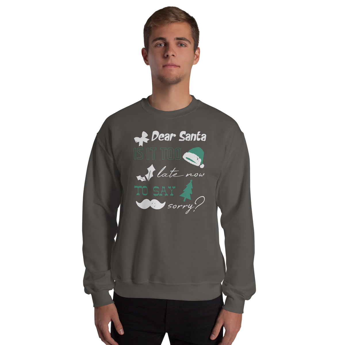 Dear Santa, Is It Too Late to Say Sorry Christmas Unisex Sweatshirt