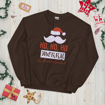 Ho Ho Ho Merry Christmas Unisex Sweatshirt