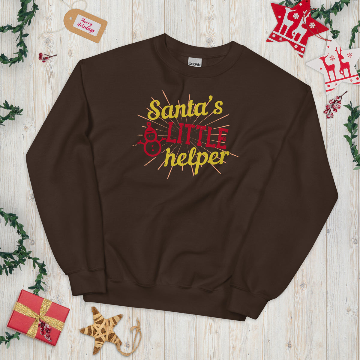 Santa's Little Helper Christmas Unisex Sweatshirt
