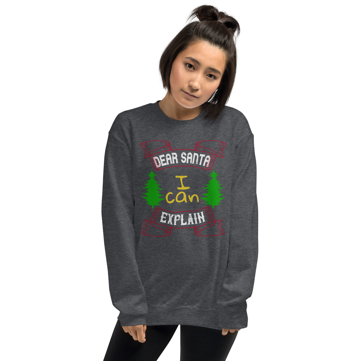 Dear Santa I Can Explain Christmas Unisex Sweatshirt