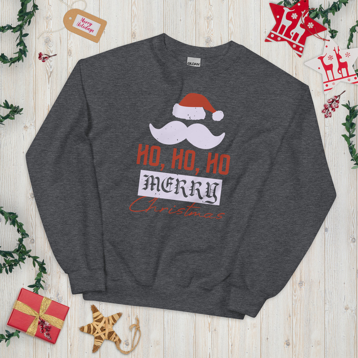 Ho Ho Ho Merry Christmas Unisex Sweatshirt