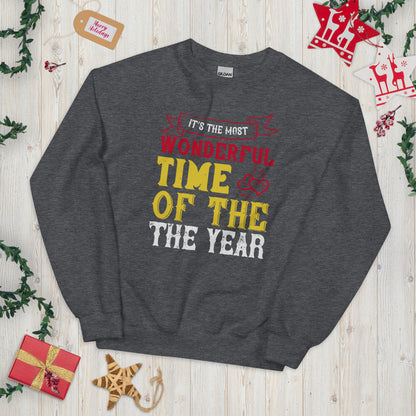 It's the Most Wonderful Time of the Year Christmas Unisex Sweatshirt