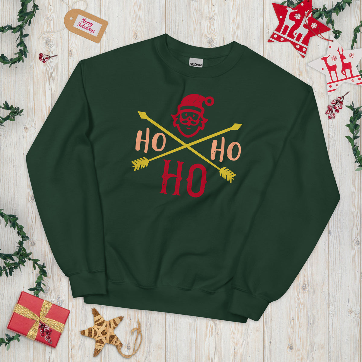 Ho Ho Ho Santa Christmas Unisex Sweatshirt