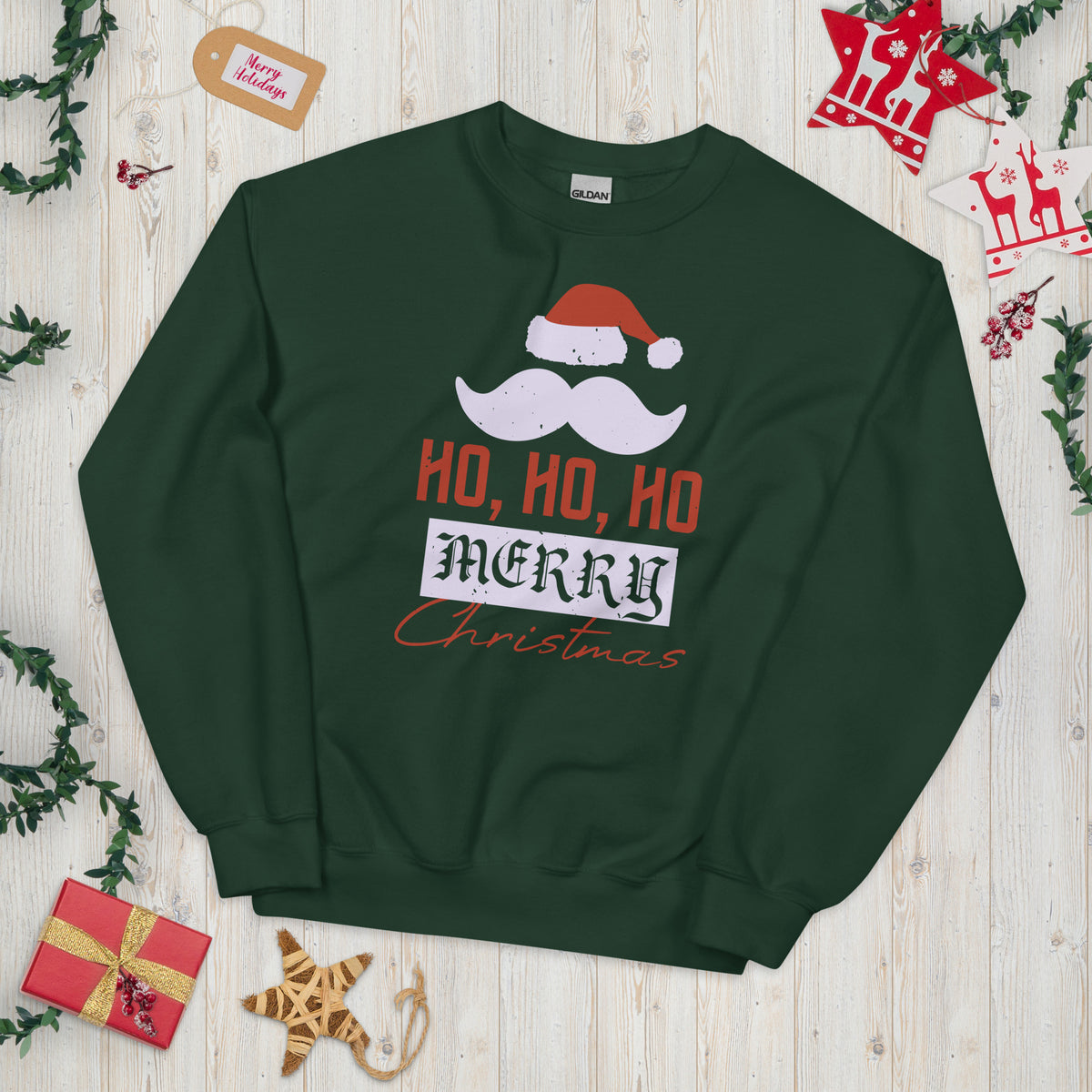 Ho Ho Ho Merry Christmas Unisex Sweatshirt