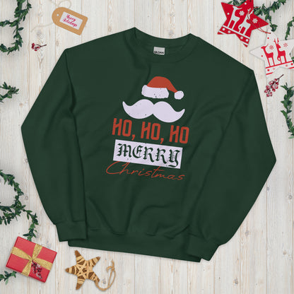 Ho Ho Ho Merry Christmas Unisex Sweatshirt