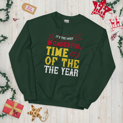 It's the Most Wonderful Time of the Year Christmas Unisex Sweatshirt