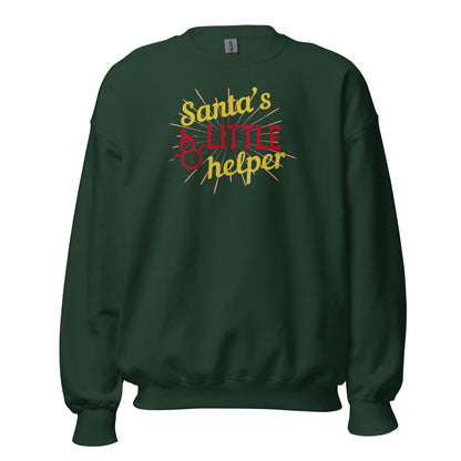 Santa's Little Helper Christmas Unisex Sweatshirt