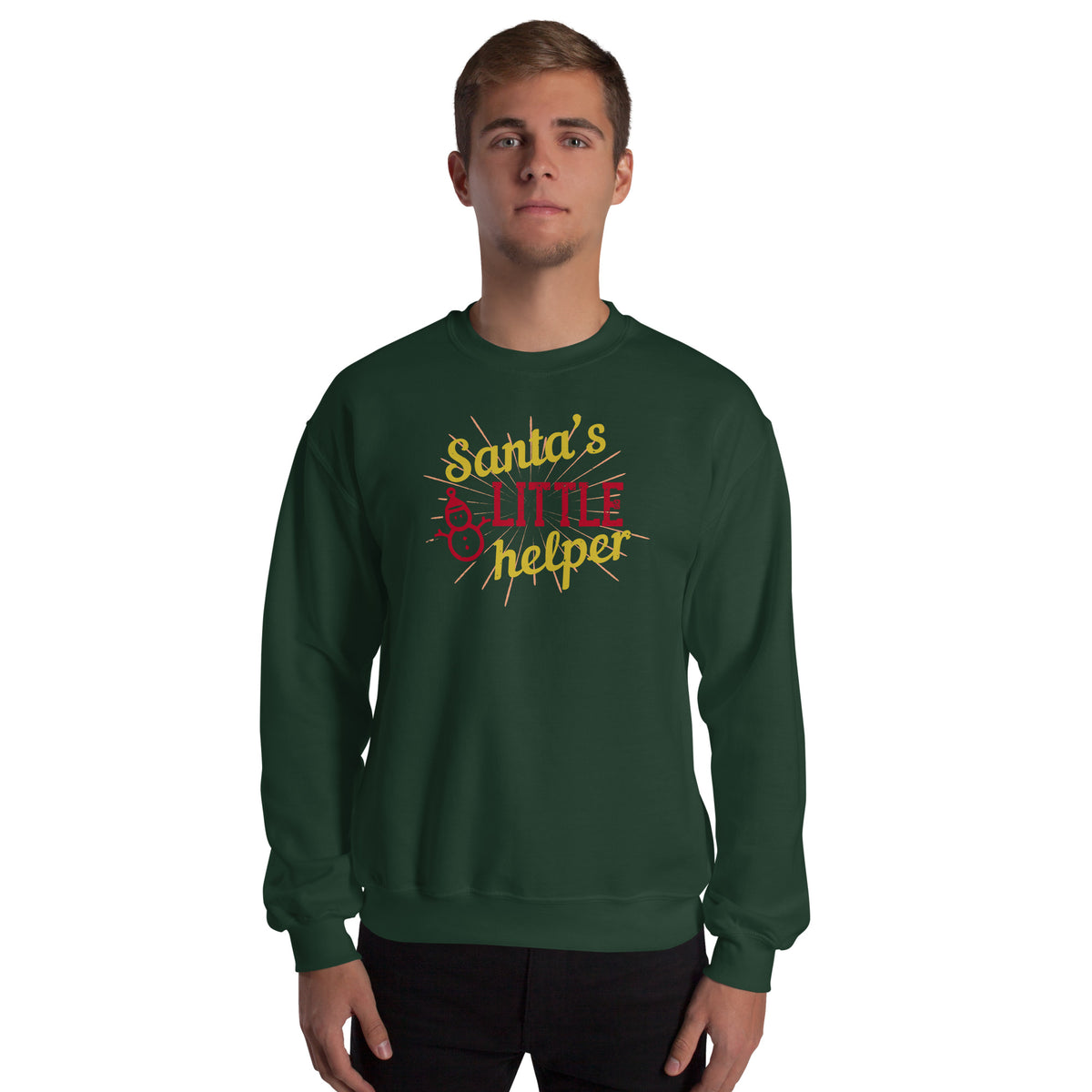 Santa's Little Helper Christmas Unisex Sweatshirt