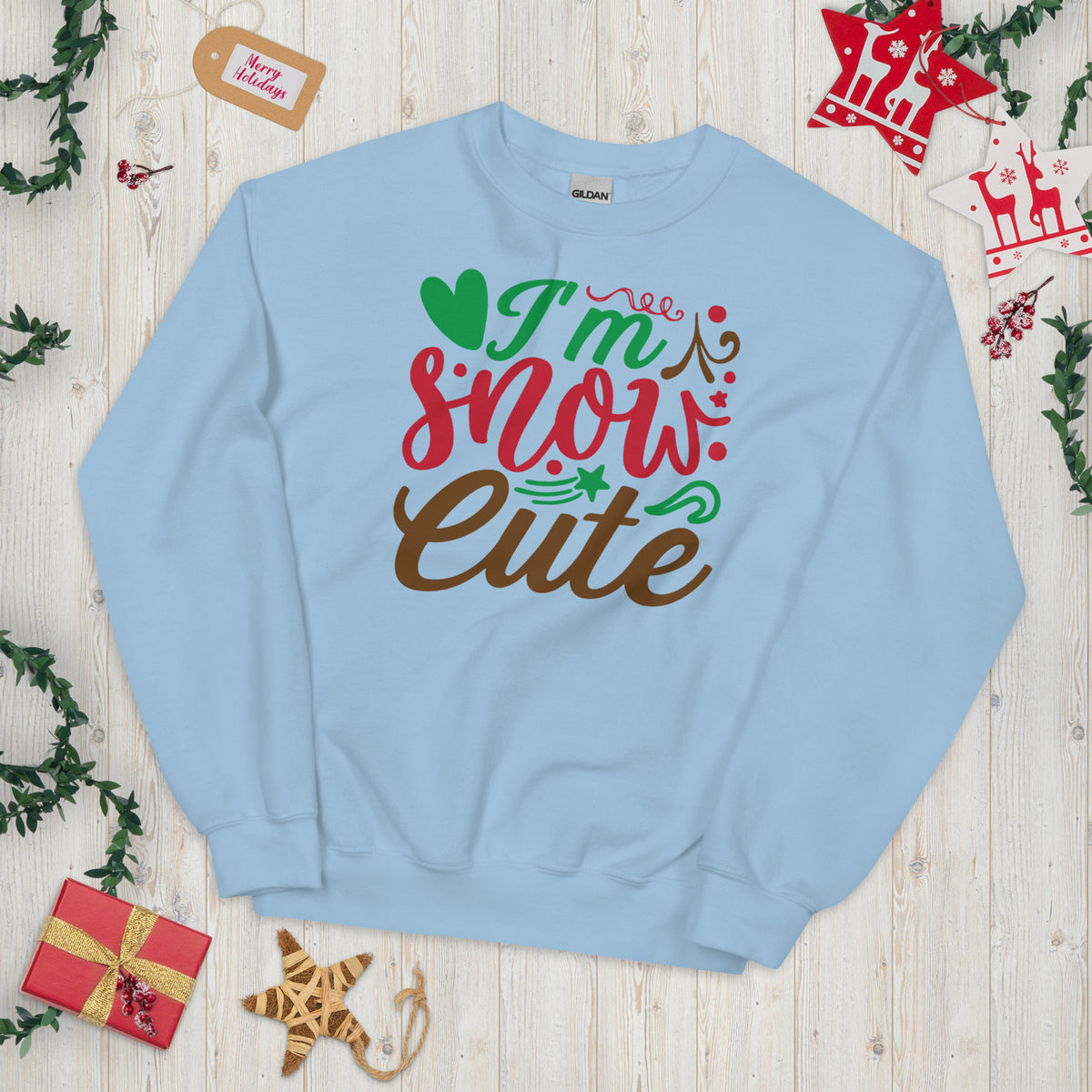 I Am Snow Cute Christmas Unisex Sweatshirt