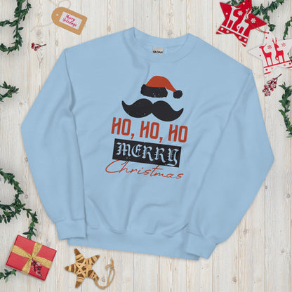Ho Ho Ho Merry Christmas Unisex Sweatshirt
