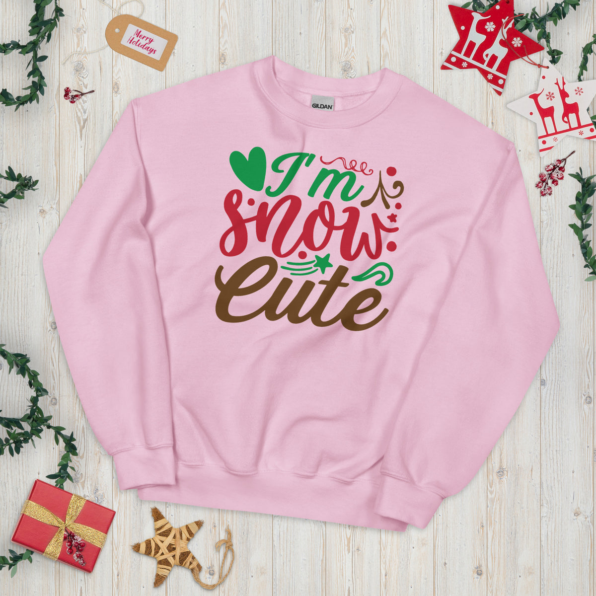 I Am Snow Cute Christmas Unisex Sweatshirt