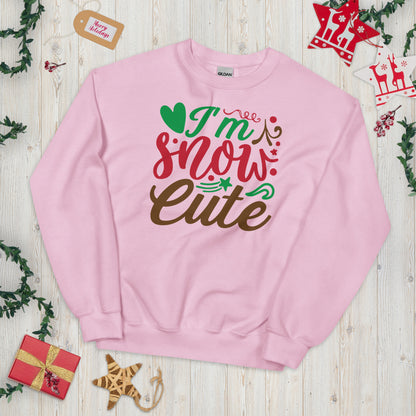 I Am Snow Cute Christmas Unisex Sweatshirt