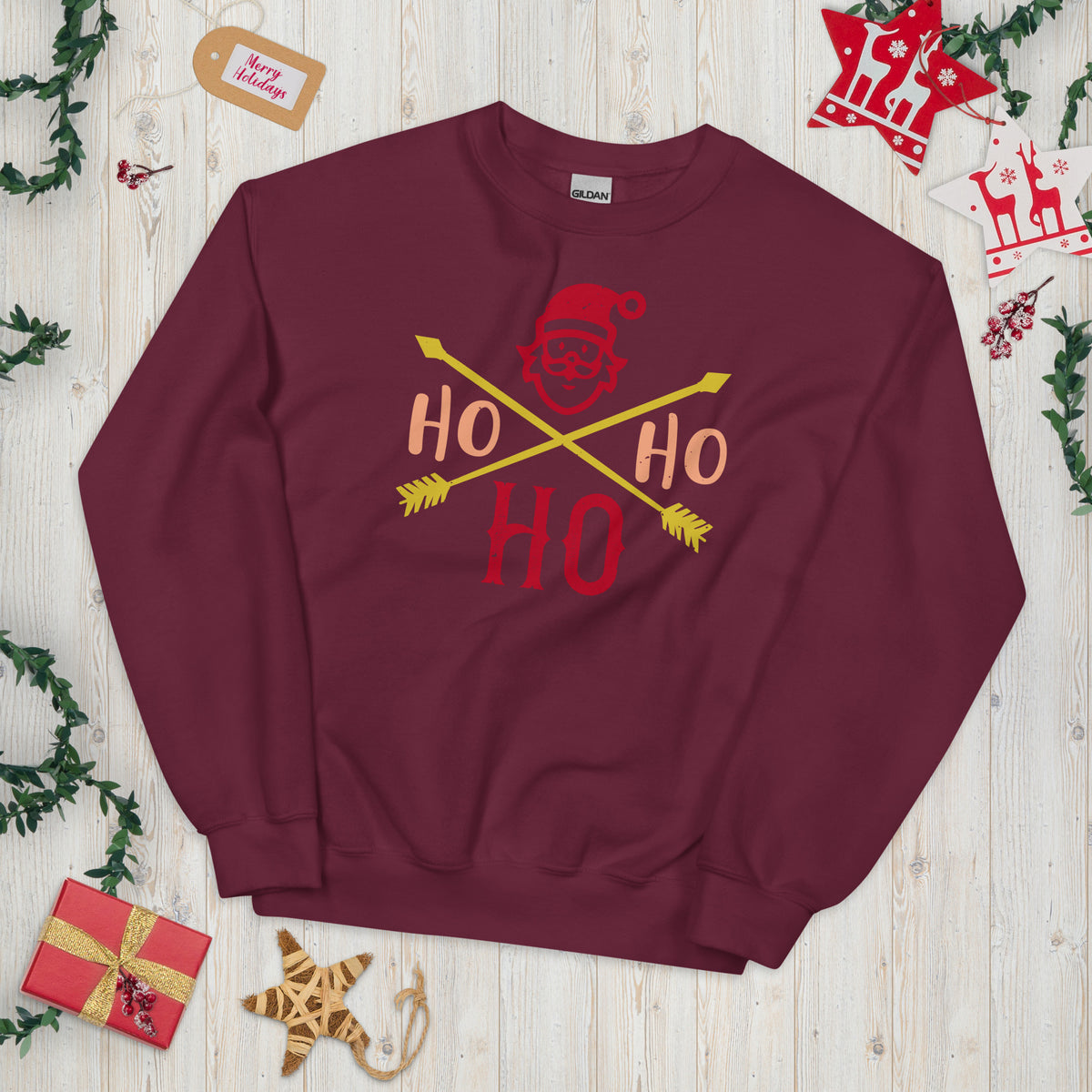 Ho Ho Ho Santa Christmas Unisex Sweatshirt