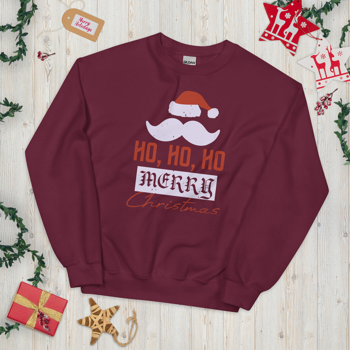 Ho Ho Ho Merry Christmas Unisex Sweatshirt
